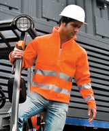 Result High-viz softshell jacket R117A - Fluorescent Orange