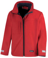 Result Junior classic softshell 3-layer jacket R121J - Black