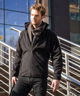 Result Osaka combed pile softshell jacket R131M - Black