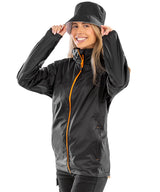 Result HDi quest lightweight stowable jacket R189X - Black/Orange