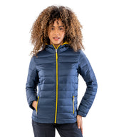 Result Women's Urban snow bird hooded jacket R194F - Black/Lime