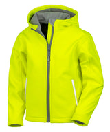 Result Core junior TX performance hooded softshell jacket R224J - front view
