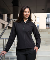 Result Women's Core printable softshell jacket R231F - Black/Black