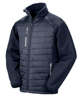 Result Compass padded softshell jacket R237X - front view
