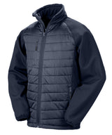 Result Compass padded softshell jacket R237X - front view