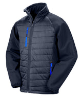 Result Compass padded softshell jacket R237X - front view