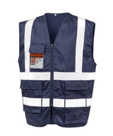 Result Heavy duty polycotton security vest R477X - front view