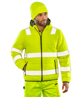 Result Recycled ripstop padded safety jacket R500X - Fluorescent Orange