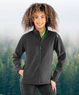 Result Women's recycled 3-layer printable softshell jacket R900F - Black
