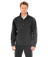 Result Recycled 3-layer printable softshell jacket R900X - Black