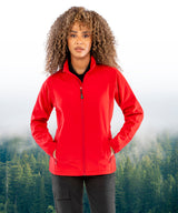 Result Women's recycled 2-layer printable softshell jacket R901F - Black