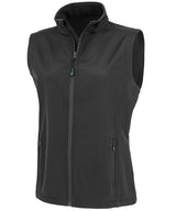 Result Women's recycled 2-layer printable softshell bodywarmer R902F - front view
