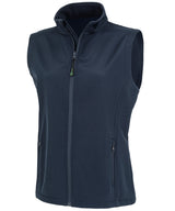 Result Women's recycled 2-layer printable softshell bodywarmer R902F - front view