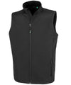 Result Men's recycled 2-layer printable softshell bodywarmer R902M - front view