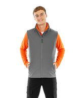 Result Men's recycled 2-layer printable softshell bodywarmer R902M - Black