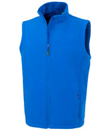 Result Men's recycled 2-layer printable softshell bodywarmer R902M - front view