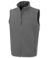 Result Men's recycled 2-layer printable softshell bodywarmer R902M - front view