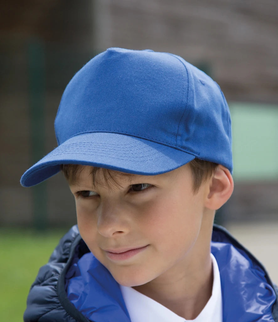 Result Kids Boston 5 Panel Printers Cap RC084B