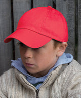 Result Junior low-profile cotton cap RC18J - Black