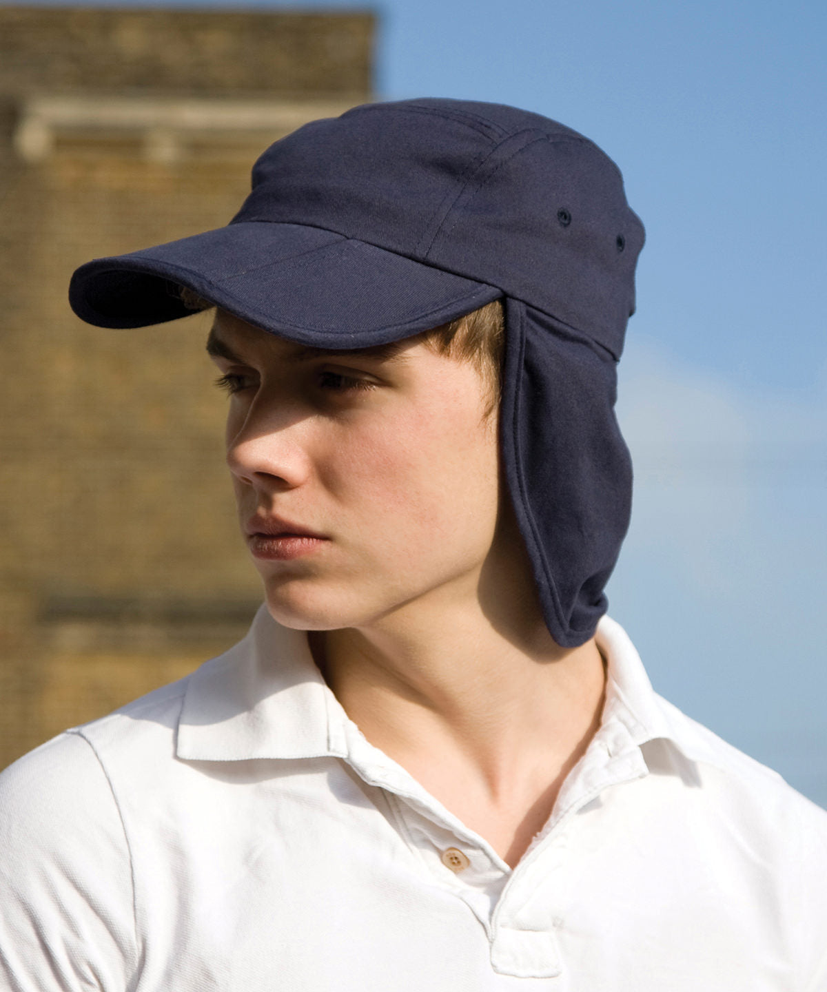 Result Fold-up legionnaire's cap RC76X - Black