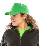 Result Boston 5-panel polycotton printer's cap RC84X - Apple Green
