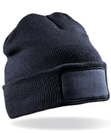Result Recycled ThinsulateTM printers beanie RC934 - front view