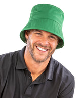 Result Recycled bound edge bucket hat RC986 - Black