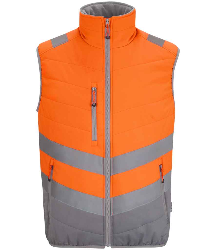 Regatta High Visibility Two Tone Thermal Baffle Bodywarmer RG549
