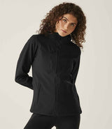 Regatta Ladies Venturer Three Layer Hooded Soft Shell Jacket RG636