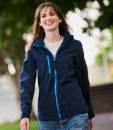 Regatta Ladies Venturer Three Layer Hooded Soft Shell Jacket RG636