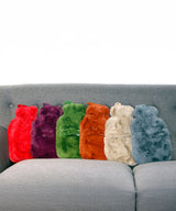 Ribbon - Super luxury faux fur hot water bottle and cover