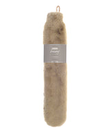 Ribbon - Super luxury faux fur long hot water bottle and cover