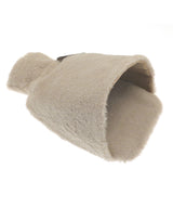 Ribbon - Luxury foot hot water bottle and cover in plush faux fur