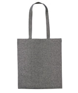 Nutshell - Recycled cotton shopper long handle - front view