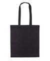 Nutshell - Recycled cotton shopper long handle - front view