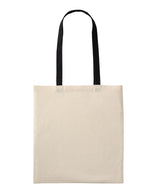 Nutshell - Recycled cotton shopper long handle - front view
