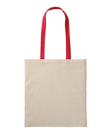 Nutshell - Recycled cotton shopper long handle - front view