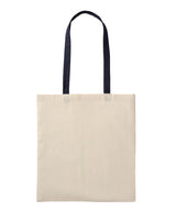 Nutshell - Recycled cotton shopper long handle - front view
