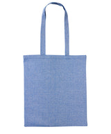 Nutshell - Recycled cotton shopper long handle - front view