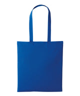 Nutshell - Recycled cotton shopper long handle - front view