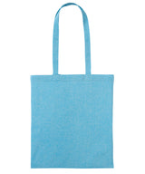 Nutshell - Recycled cotton shopper long handle - front view