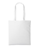 Nutshell - Recycled cotton shopper long handle - front view