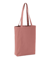 Nutshell - Recycled premium canvas ‘flat base’ shopper - front view