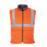 Portwest Hi-Vis Reversible Bodywarmer RIS RT44