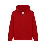 Cotton Ridge - Nebula Kids Soft Touch Zip Hoodie - Red