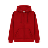 Cotton Ridge - Cassini Premium Zip Hoodie - Red