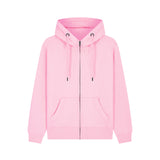 Cotton Ridge - Neptune Ultra Premium Zip Hoodie - Rose Pink