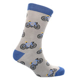 Bicycle Socks - Blue and Grey (New) by Dalaco