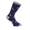 Cricket Socks – Blue & Grey Combed Cotton by Dalaco