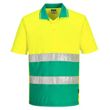 Portwest Two-Tone Lightweight Short Sleeve Polo Shirt S175